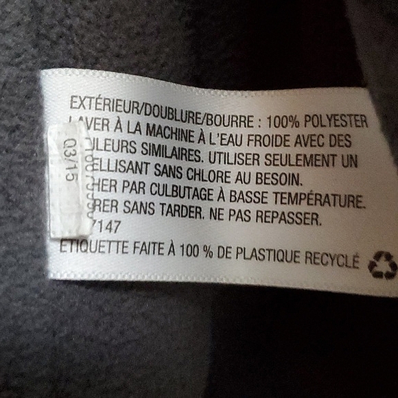 Cherokee Boys Warm Winter Jacket with Black and Red Horizontal Stripes Size 2T - Picture 13 of 14